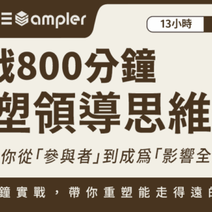 《實戰800分鐘｜重塑領導思維》